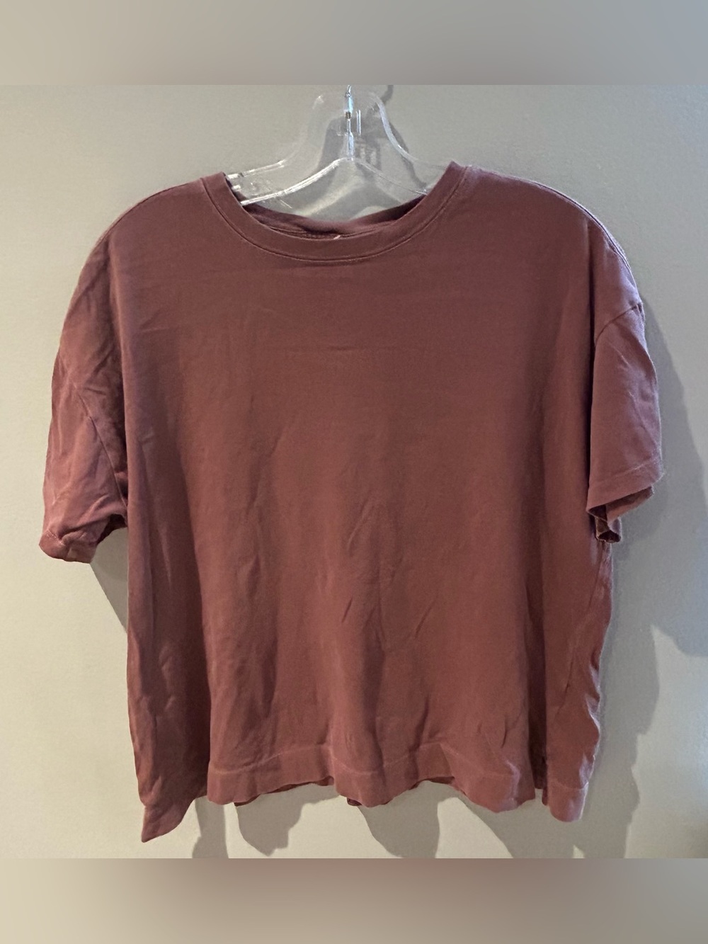 Old Navy Boxy Short-Sleeve Tee in Dusty Mauve